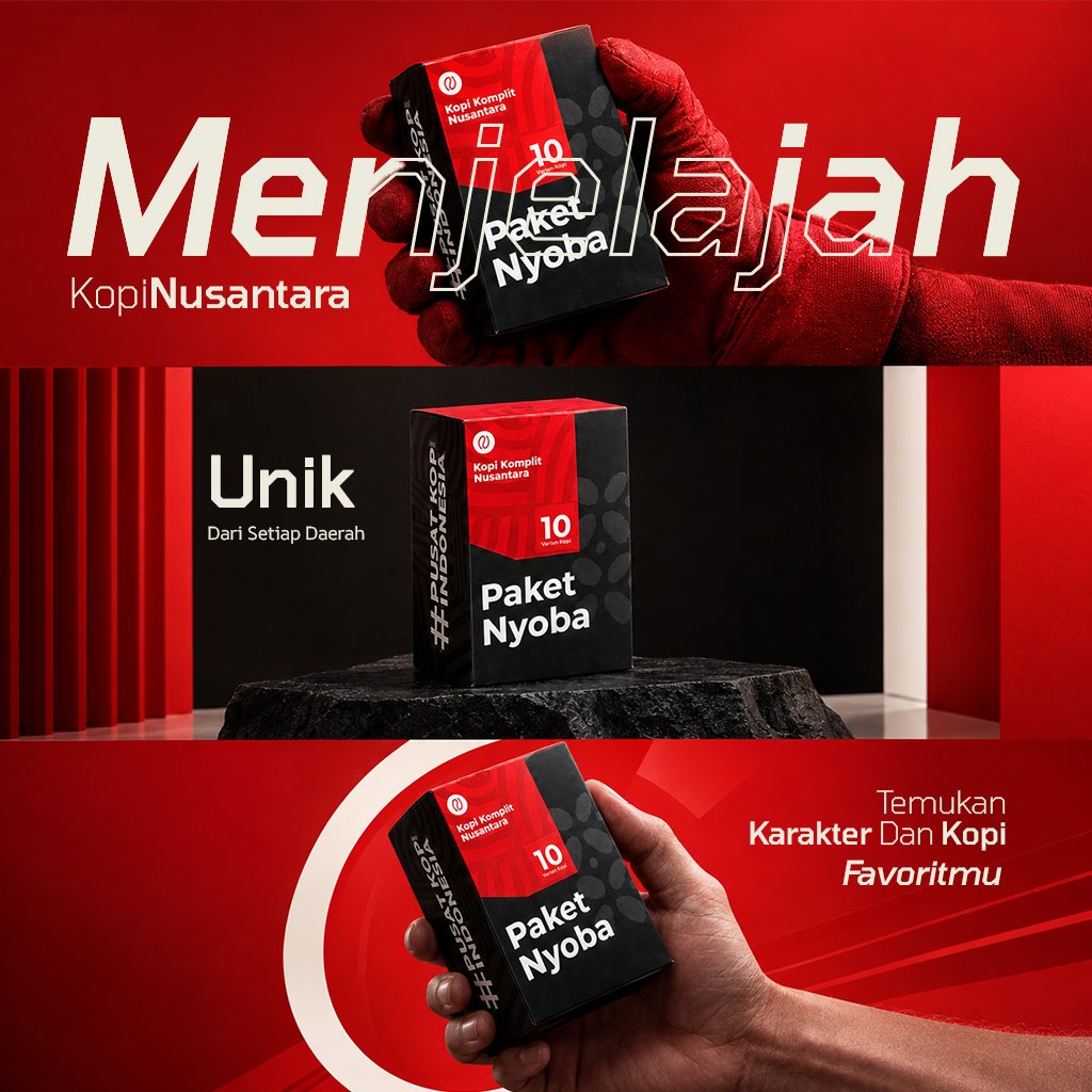 Paket Nyoba, temukan karakter dan kopi favoritmu